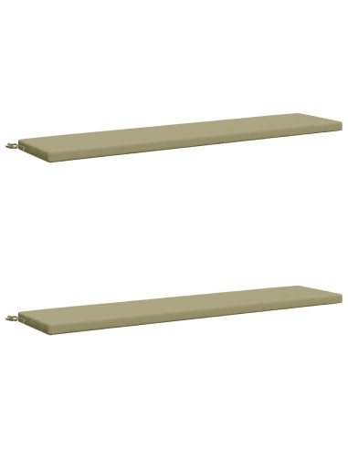 Cuscini per Panchina a 2 Pezzi SOEST 2 pz 100% Poliestere