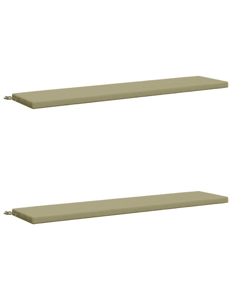 Cuscini per Panchina a 2 Pezzi SOEST 2 pz 100% Poliestere