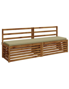 Cuscini per Panchina a 2 Pezzi SOEST 2 pz 100% Poliestere 2