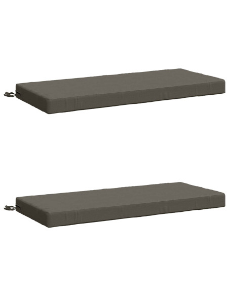 Cuscini per Panchina a 2 Pezzi SOEST 2 pz 100% Poliestere