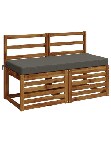 Cuscini per Panchina a 2 Pezzi SOEST 2 pz 100% Poliestere