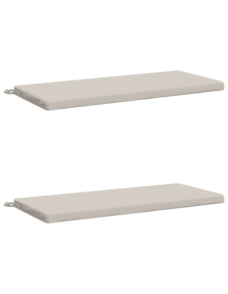 Cuscini per Panchina a 2 Pezzi SOEST 2 pz 100% Poliestere