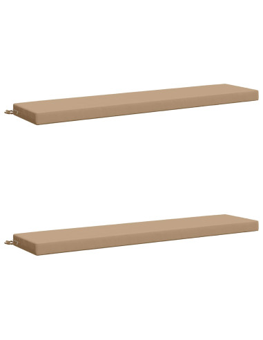 Cuscini per Panchina a 2 Pezzi SOEST 2 pz 100% Poliestere