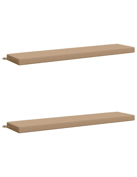 Cuscini per Panchina a 2 Pezzi SOEST 2 pz 100% Poliestere