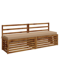 Cuscini per Panchina a 2 Pezzi SOEST 2 pz 100% Poliestere 2