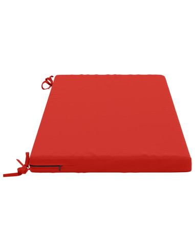 Cuscini per Panchina a 2 Pezzi SOEST 2 pz 100% Poliestere Rosso