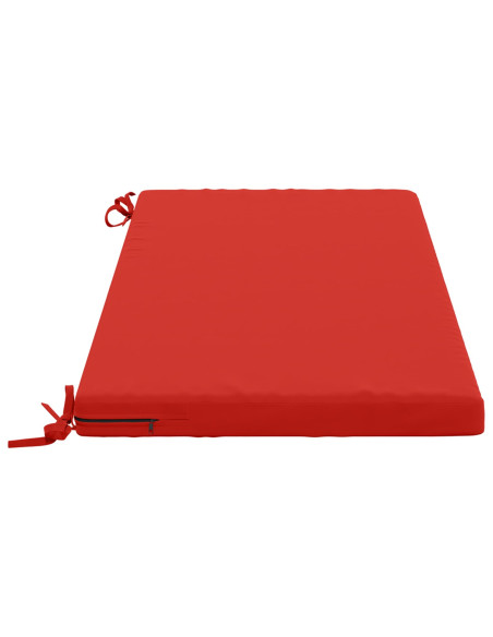 Cuscini per Panchina a 2 Pezzi SOEST 2 pz 100% Poliestere Rosso