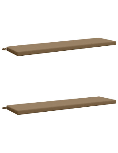 Cuscini per Panchina a 2 Pezzi SOEST 2 pz 100% Poliestere