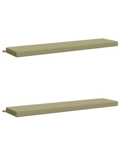 Cuscini per Panchina a 2 Pezzi SOEST 2 pz 100% Poliestere