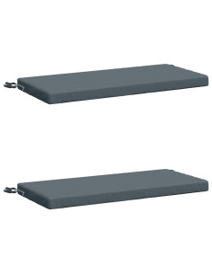 Cuscini per Panchina a 2 Pezzi SOEST 2 pz 100% Poliestere Blu