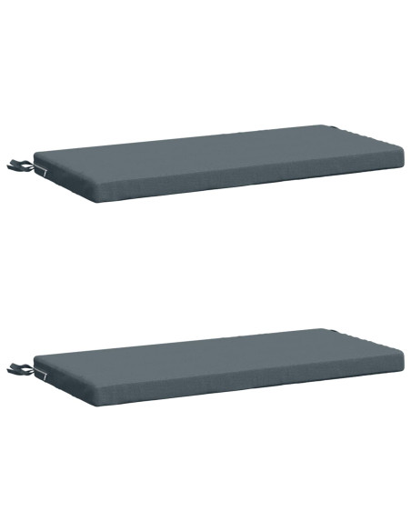 Cuscini per Panchina a 2 Pezzi SOEST 2 pz 100% Poliestere Blu