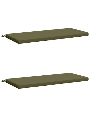 Cuscini per Panchina a 2 Pezzi SOEST 2 pz 100% Poliestere