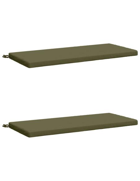 Cuscini per Panchina a 2 Pezzi SOEST 2 pz 100% Poliestere