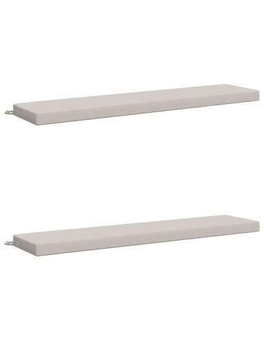 Cuscini per Panchina a 2 Pezzi SOEST 2 pz 100% Poliestere