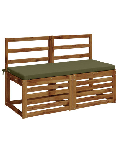 Cuscini per Panchina a 2 Pezzi SOEST 2 pz 100% Poliestere