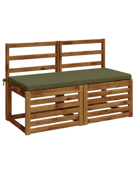 Cuscini per Panchina a 2 Pezzi SOEST 2 pz 100% Poliestere