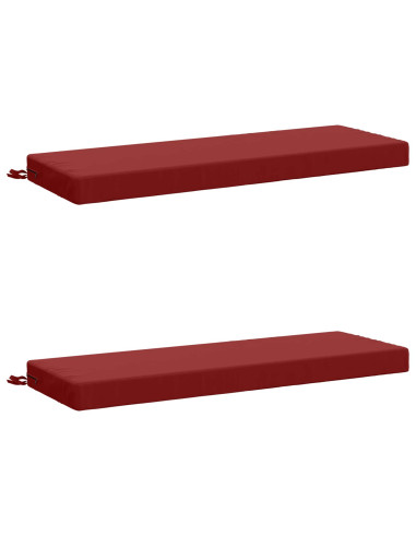 Cuscini per Panchina a 2 Pezzi SOEST 2 pz 100% Poliestere