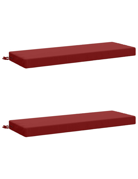 Cuscini per Panchina a 2 Pezzi SOEST 2 pz 100% Poliestere