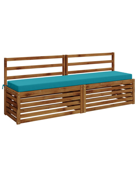 Cuscini per Panchina a 2 Pezzi SOEST 2 pz 100% Poliestere