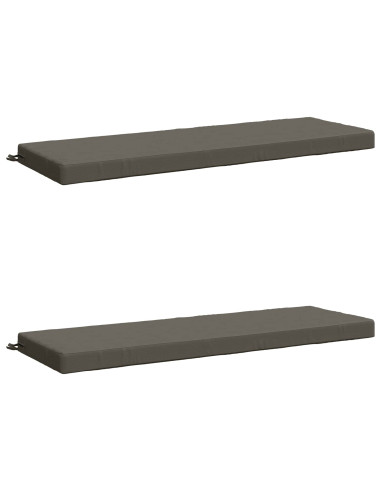 Cuscini per Panchina a 2 Pezzi SOEST 2 pz 100% Poliestere
