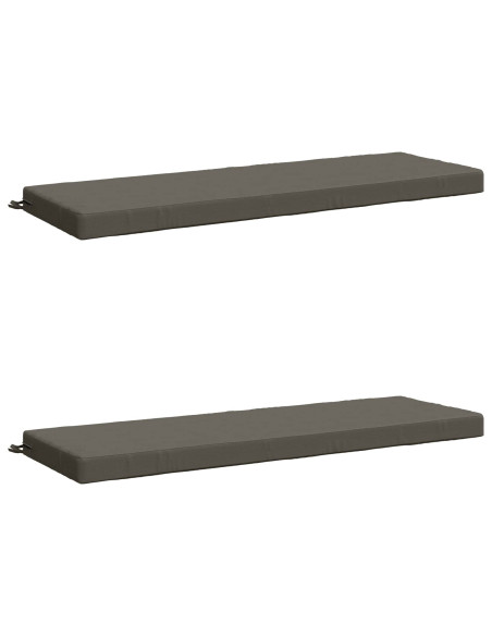Cuscini per Panchina a 2 Pezzi SOEST 2 pz 100% Poliestere