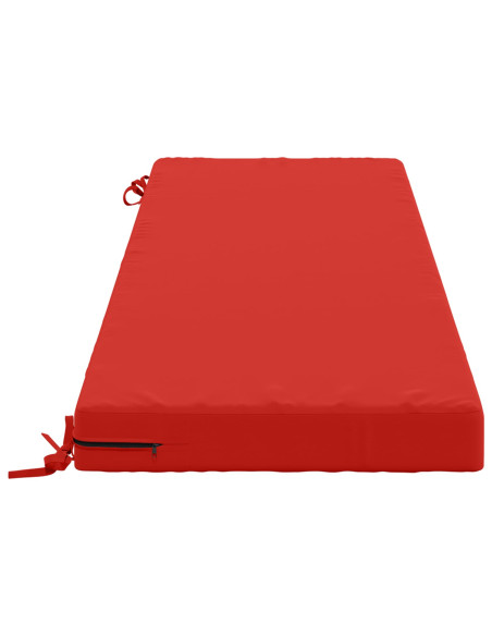 Cuscini per Panchina a 2 Pezzi SOEST 2 pz 100% Poliestere Rosso