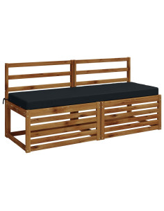 Cuscini per Panchina a 2 Pezzi SOEST 2 pz 100% Poliestere 2