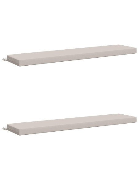 Cuscini per Panchina a 2 Pezzi SOEST 2 pz 100% Poliestere