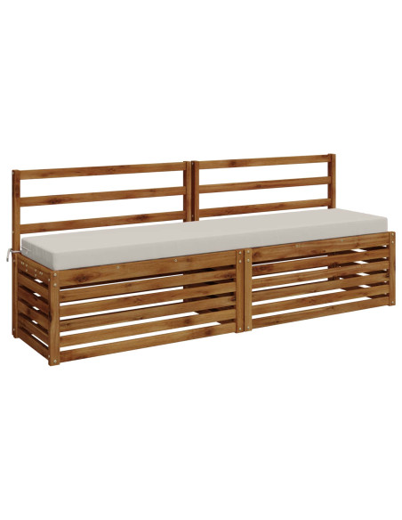 Cuscini per Panchina a 2 Pezzi SOEST 2 pz 100% Poliestere