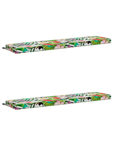Cuscini per Panchina a 2 Pezzi SOEST 2 pz 100% Poliestere