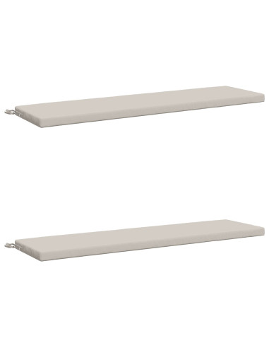 Cuscini per Panchina a 2 Pezzi SOEST 2 pz 100% Poliestere