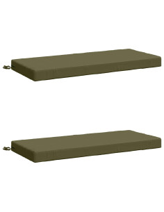 Cuscini per Panchina a 2 Pezzi SOEST 2 pz 100% Poliestere