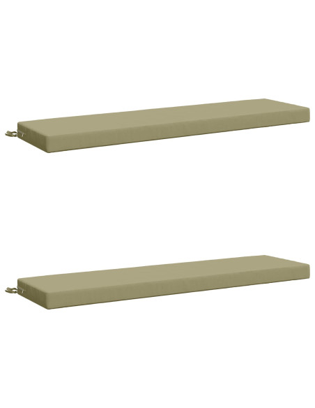 Cuscini per Panchina a 2 Pezzi SOEST 2 pz 100% Poliestere