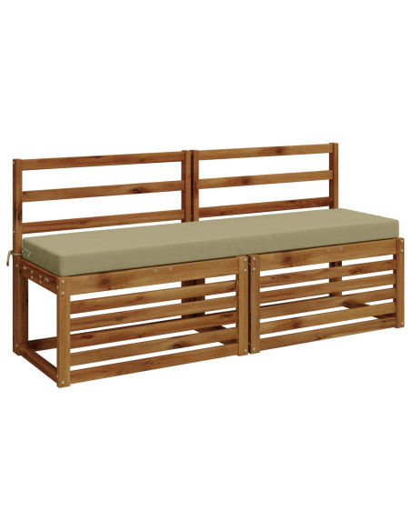Cuscini per Panchina a 2 Pezzi SOEST 2 pz 100% Poliestere