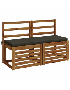 Cuscini per Panchina a 2 Pezzi SOEST 2 pz 100% Poliestere 2