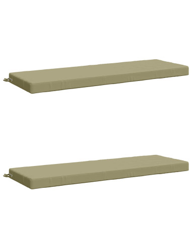 Cuscini per Panchina a 2 Pezzi SOEST 2 pz 100% Poliestere