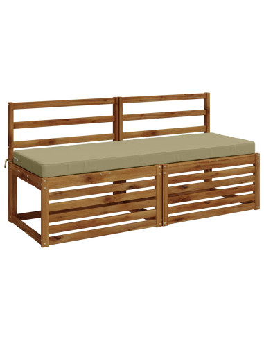 Cuscini per Panchina a 2 Pezzi SOEST 2 pz 100% Poliestere