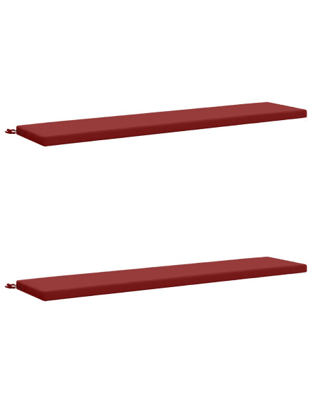 Cuscini per Panchina a 2 Pezzi SOEST 2 pz 100% Poliestere