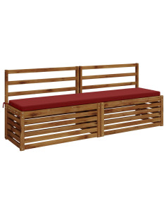 Cuscini per Panchina a 2 Pezzi SOEST 2 pz 100% Poliestere 2