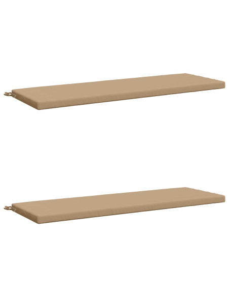 Cuscini per Panchina a 2 Pezzi SOEST 2 pz 100% Poliestere