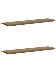 Cuscini per Panchina a 2 Pezzi SOEST 2 pz 100% Poliestere