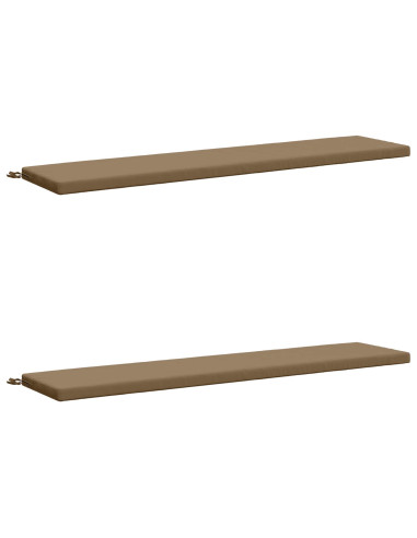 Cuscini per Panchina a 2 Pezzi SOEST 2 pz 100% Poliestere