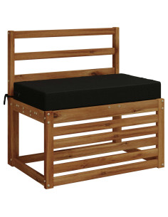 Cuscino per la seduta SOEST 100% Poliestere Nero 2