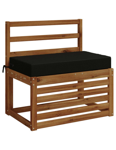 Cuscino per la seduta SOEST 100% Poliestere Nero