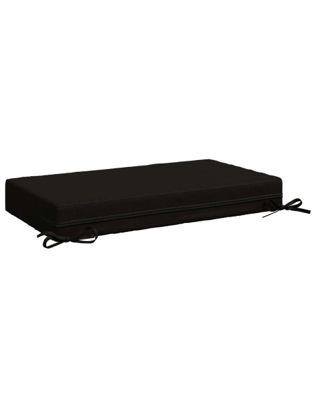 Cuscino per la seduta SOEST 100% Poliestere Nero