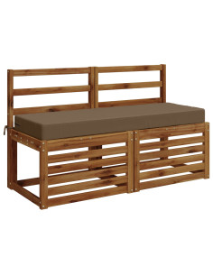 Cuscino per la seduta SOEST 100% Poliestere Tortora 2