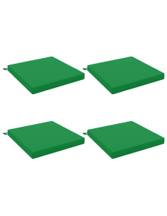 Cuscini per Sedia in 4 Pezzi SOEST 4 pz 100% Poliestere Verde