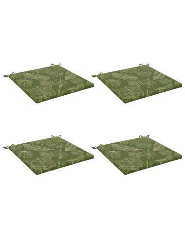 Cuscini per Sedia in 4 Pezzi SOEST 4 pz 100% Poliestere