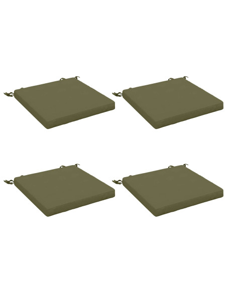 Cuscini per Sedia in 4 Pezzi SOEST 4 pz 100% Poliestere