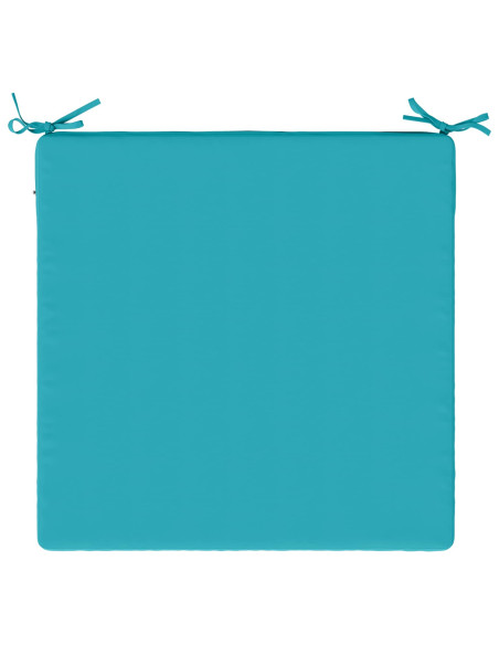 Cuscino per Sedia in Unico Pezzo SOEST 100% Poliestere Turchese